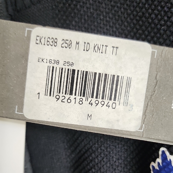 Adidas Black Jacket with Colorful Logo and White Stripes KU Jayhawks - Picture 7 of 7